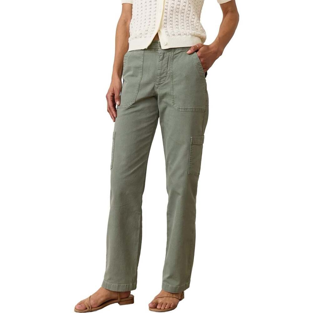 NWT Marine Layer Aria Utility Olive Green Cargo Pants - 6